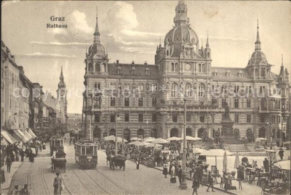 Strassenbahn Graz Rathaus