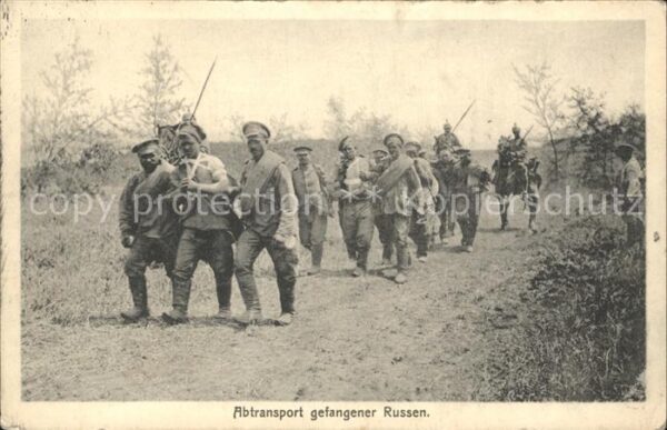 Kriegsgefangene Russland Abtransport