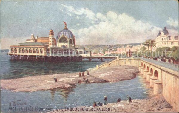 Verlag Tucks Nr. 49 Nice Jetee Promenade Embouchure