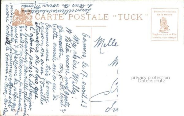 Verlag Tucks Oilette Nr. 10 Menton Vue Generale Prise de Garavan – Bild 2