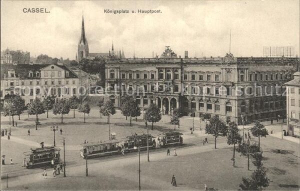 Strassenbahn Kassel Königsplatz Hauptpost