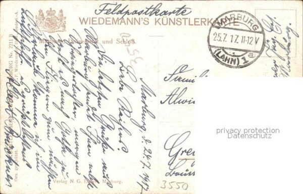 Verlag Wiedemann WIRO Nr. 2211 B Marburg Universität Schloss – Bild 2