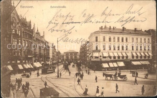 Strassenbahn Hannover Bahnhofstrasse