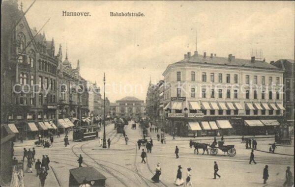 Strassenbahn Hannover Bhanhofstrasse