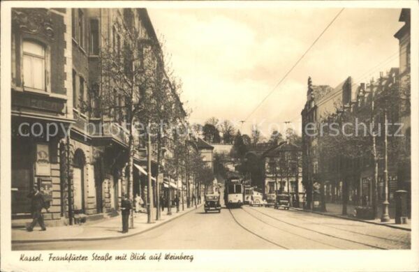 Strassenbahn Kassel Frankfurter Strasse Weinberg