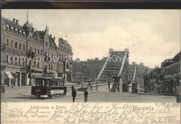 Strassenbahn Blasewitz Schillerplatz Brücke