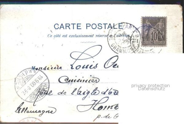 Exposition Universelle Paris 1900 Pavillon de l'Italie Litho – Bild 2