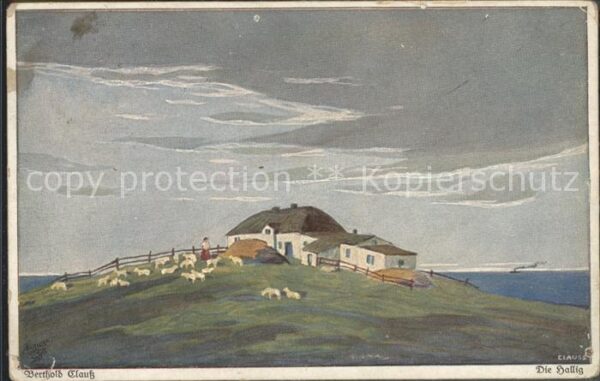 Verlag Primus Nr. 3110 Berthold Clauss Die Hallig
