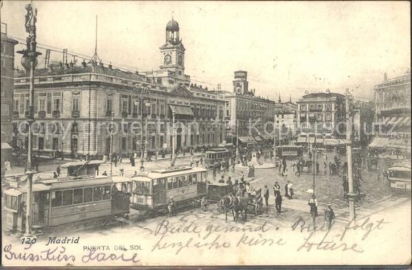 Strassenbahn Madrid Puerta del Sol