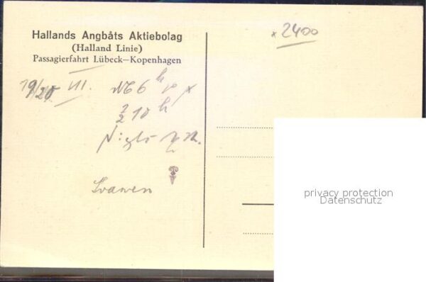 Dampfer Binnenschifffahrt Lübeck-Kopenhagen – Bild 2