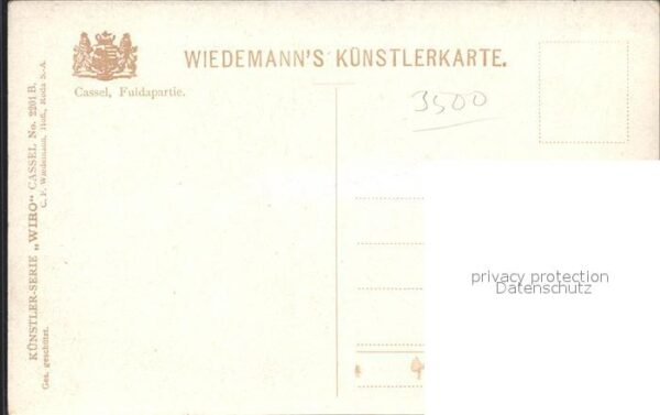Verlag Wiedemann WIRO Nr. 2201 B Cassel Fuldapartie – Bild 2