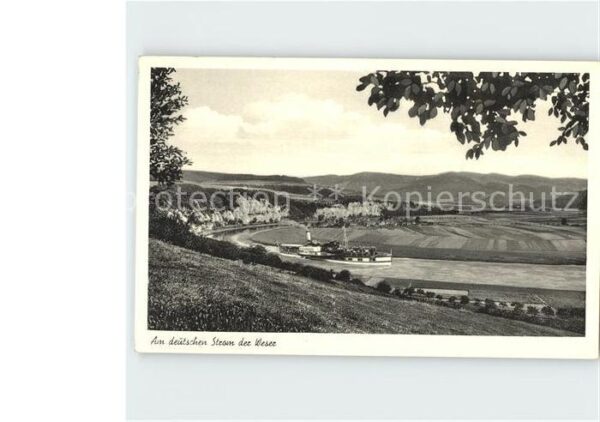 Dampfer Seitenrad Weser
