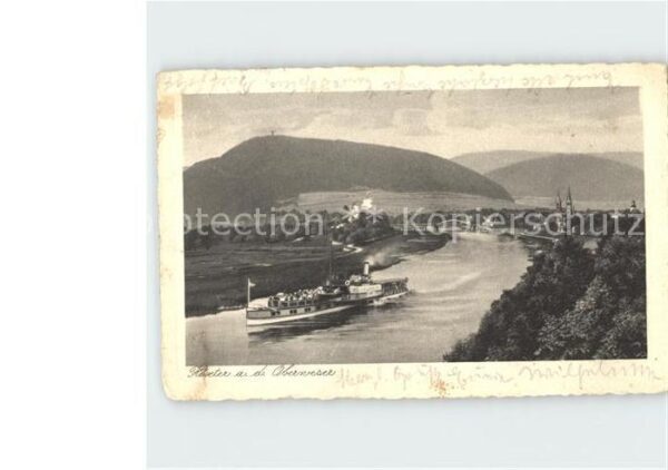 Dampfer Seitenrad Höxter Oberweser
