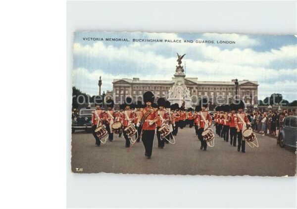 Leibgarde Wache Victoria Memorial Buckingham Palace Lon