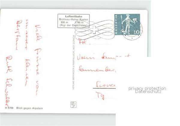 Seilbahn Brülisau-Hoher Kasten Alpstein – Bild 2