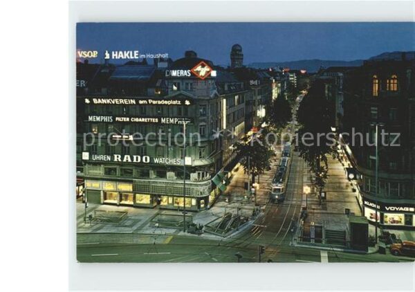 Strassenbahn Zürich Bahnhofstrasse