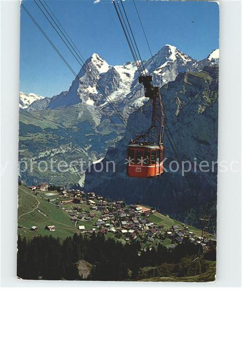 Seilbahn Schilthorn Mürren Eiger-Mönch-Jungfrau