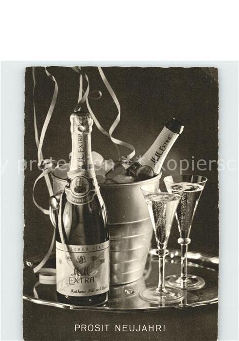 Neujahr Sekt