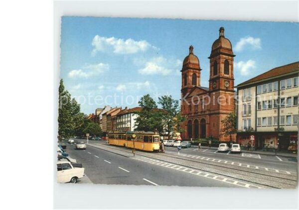 Strassenbahn Karlsruhe-Mühlburg Peter-und-Paul-Platz