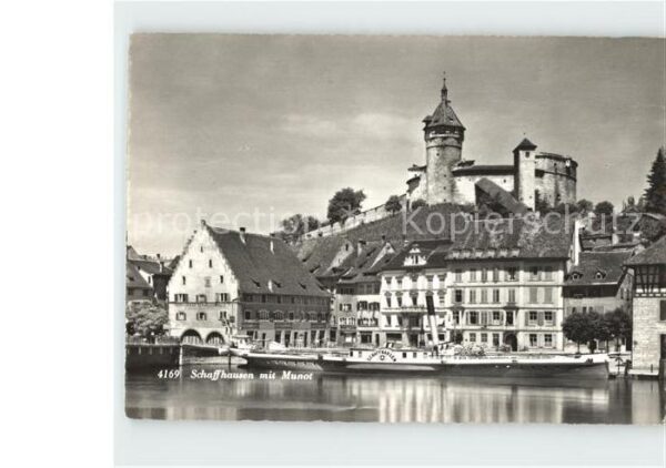 Dampfer Seitenrad Schaffhausen Munot Restaurant Schweizer