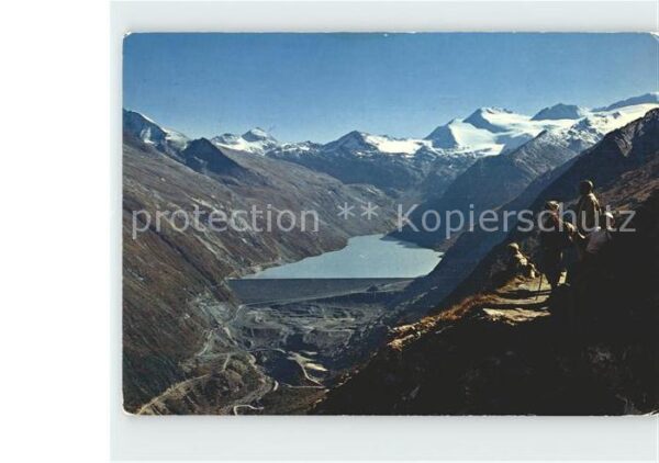 Wandern Plattjen Saas-Tal Mattmark Stausee Mont