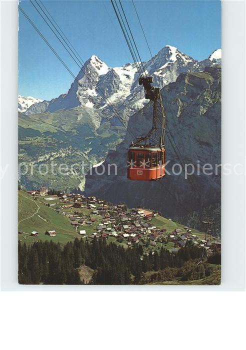 Seilbahn Schilthorn Mürren Eiger-Mönch-Jungfrau