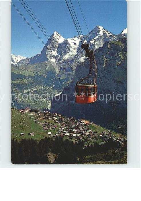 Seilbahn Schilthorn Mürren Eiger-Mönch-Jungfrau