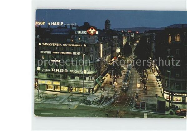 Strassenbahn Zürich Bahnhofstrasse