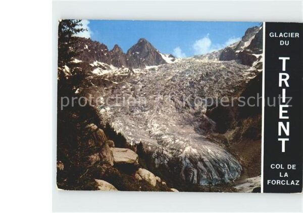 Gletscher Glacier du Trient Col de la Forclaz