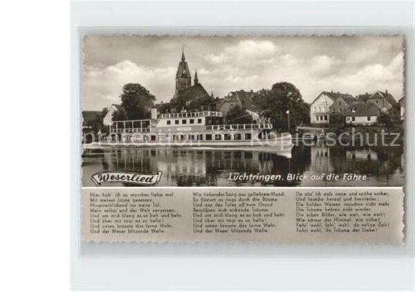 Motorschiffe Lachs Weserlied Lüchtringen