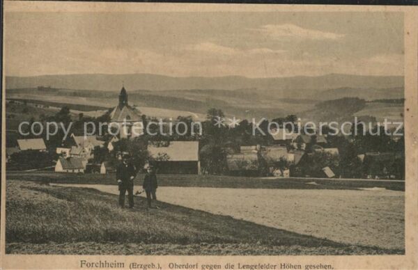 Forchheim Erzgebirge Oberdorf gegen die Legefelder Höhen
