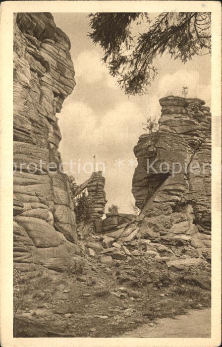 Greifensteine Erzgebirge Felsformation