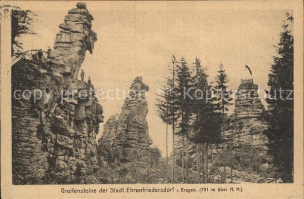 Greifensteine Erzgebirge Felsformation