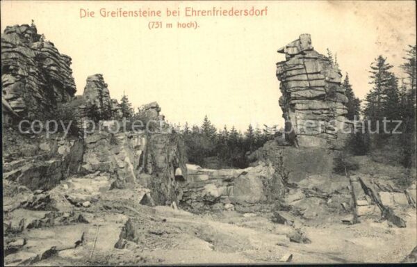 Greifensteine Erzgebirge Felsformation