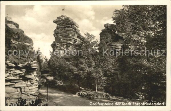 Greifensteine Erzgebirge Felsformationen
