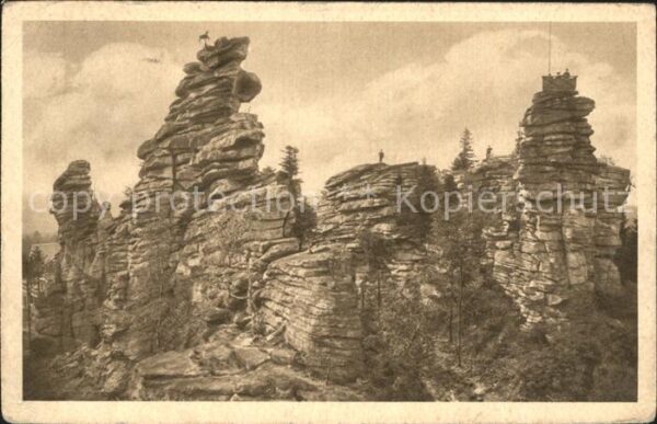 Greifensteine Erzgebirge Felsformationen