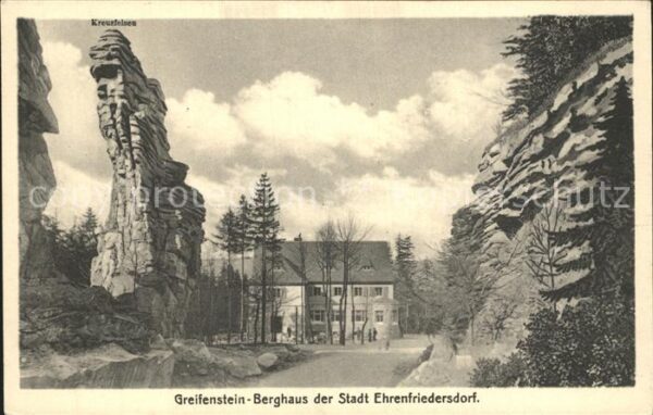 Greifensteine Erzgebirge Greifenstein Berghaus Felsformationen