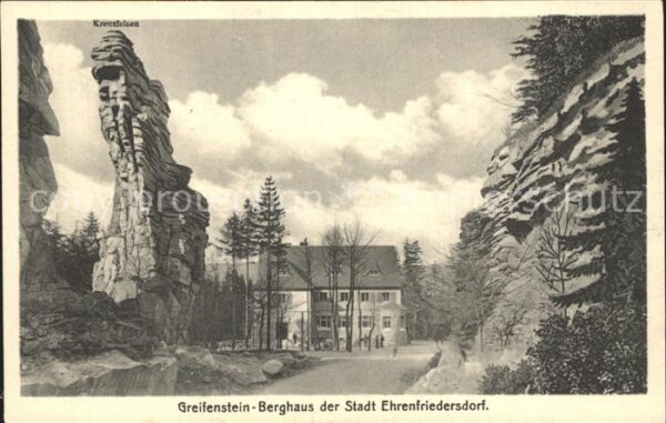 Greifensteine Erzgebirge Greifenstein Berghaus Felsformationen
