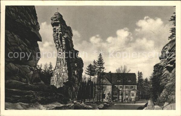 Greifensteine Erzgebirge Greifenstein Berghaus Felsformationen