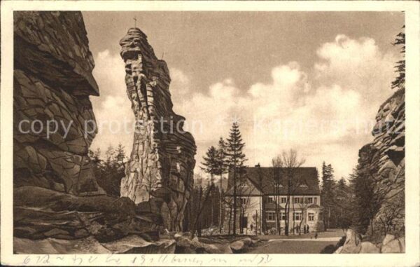 Greifensteine Erzgebirge Greifenstein Berghaus Felsformationen