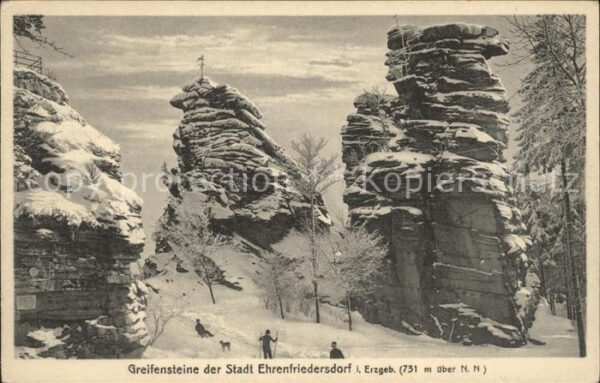 Greifensteine Erzgebirge Greifenstein Berghaus Felsformationen i