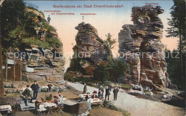 Greifensteine Erzgebirge Greifenstein Berghaus Felsformationen