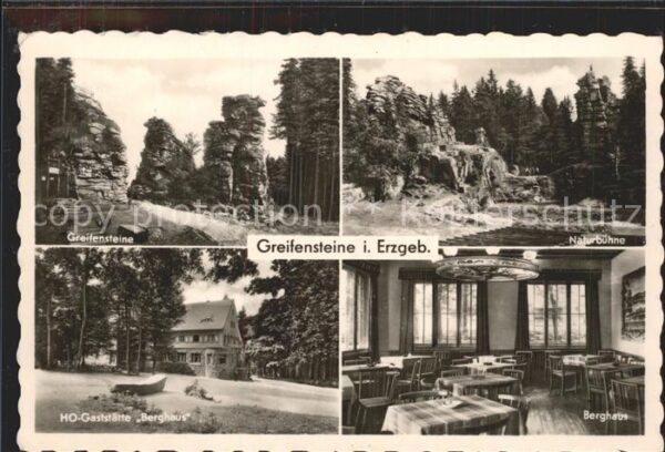 Greifensteine Erzgebirge Greifenstein Berghaus Felsformationen N