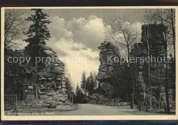 Greifensteine Erzgebirge Greifenstein Berghaus Felsformationen