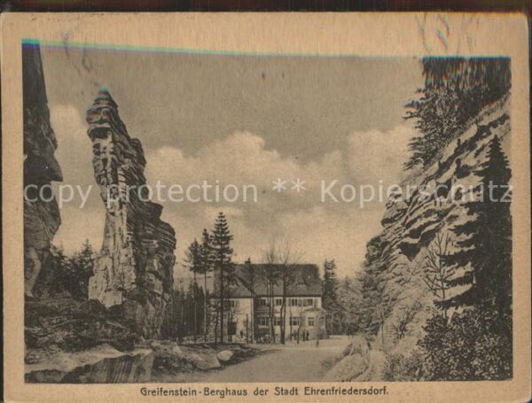 Greifensteine Erzgebirge Greifenstein Berghaus Felsformationen
