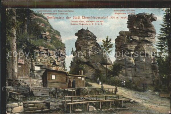 Greifensteine Erzgebirge Greifenstein Berghaus Felsformationen