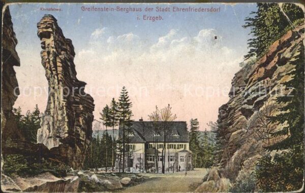 Greifensteine Erzgebirge Greifenstein Berghaus Felsformationen