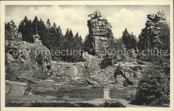 Greifensteine Erzgebirge Naturtheater Felsformationen