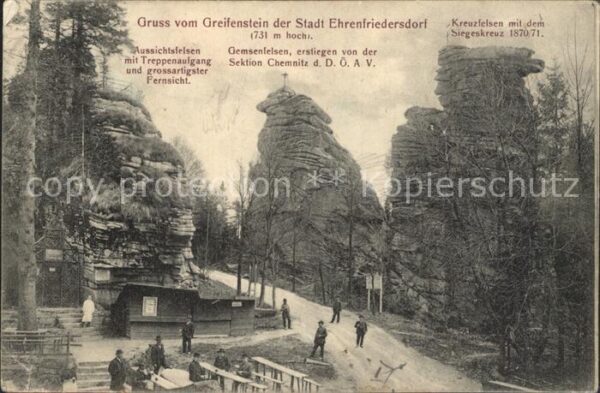 Greifensteine Erzgebirge Greifenstein Berghaus Felsformationen