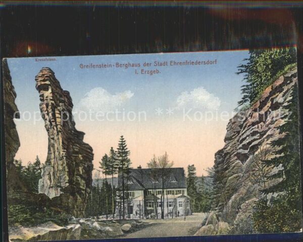 Greifensteine Erzgebirge Greifenstein Berghaus Felsformationen